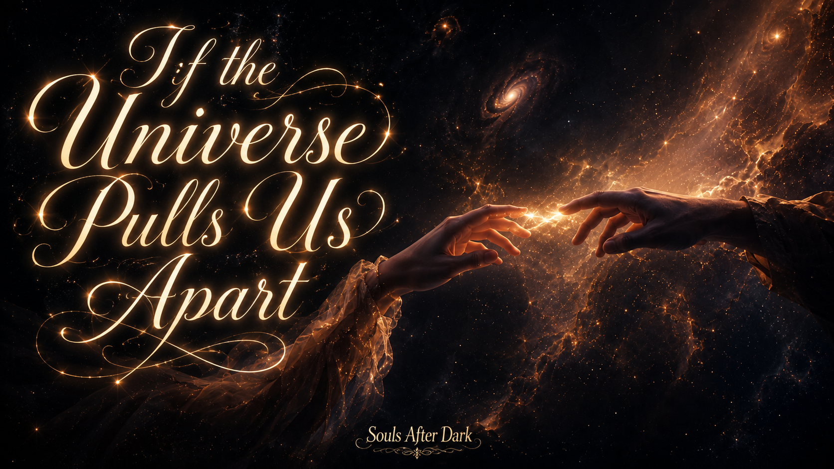 if the universe pulls us apart